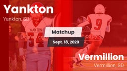 Matchup: Yankton  vs. Vermillion  2020