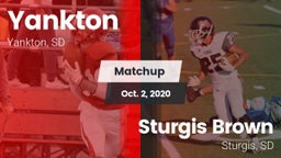 Matchup: Yankton  vs. Sturgis Brown  2020