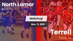 Matchup: North Lamar High vs. Terrell  2016