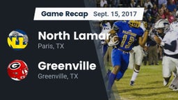 Recap: North Lamar  vs. Greenville  2017
