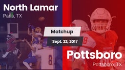 Matchup: North Lamar High vs. Pottsboro  2017