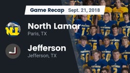 Recap: North Lamar  vs. Jefferson  2018