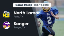 Recap: North Lamar  vs. Sanger  2018