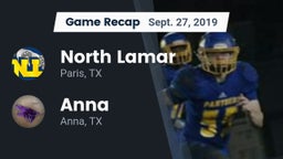 Recap: North Lamar  vs. Anna  2019