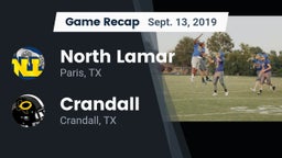 Recap: North Lamar  vs. Crandall  2019