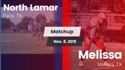 Matchup: North Lamar High vs. Melissa  2019
