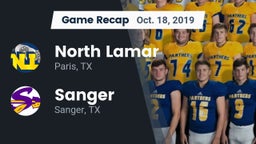 Recap: North Lamar  vs. Sanger  2019