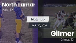 Matchup: North Lamar High vs. Gilmer  2020