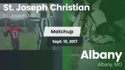 Matchup: St. Joseph Christian vs. Albany  2017