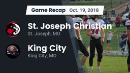 Recap: St. Joseph Christian  vs. King City  2018