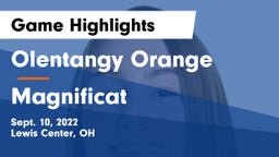 Olentangy Orange  vs Magnificat  Game Highlights - Sept. 10, 2022