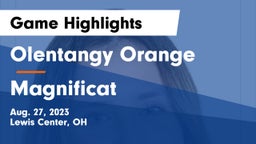 Olentangy Orange  vs Magnificat  Game Highlights - Aug. 27, 2023