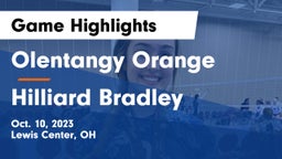Olentangy Orange  vs Hilliard Bradley  Game Highlights - Oct. 10, 2023