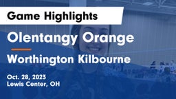Olentangy Orange  vs Worthington Kilbourne  Game Highlights - Oct. 28, 2023