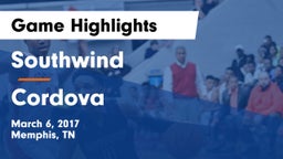 Southwind  vs Cordova Game Highlights - March 6, 2017