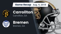 Recap: Carrollton  vs. Bremen  2018