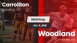 Matchup: Carrollton High vs. Woodland  2018