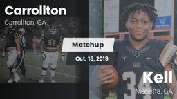 Matchup: Carrollton High vs. Kell  2019