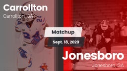 Matchup: Carrollton High vs. Jonesboro  2020