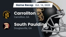 Recap: Carrollton  vs. South Paulding  2020