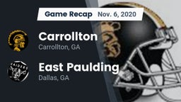 Recap: Carrollton  vs. East Paulding  2020