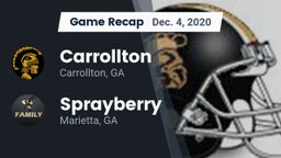 Recap: Carrollton  vs. Sprayberry  2020