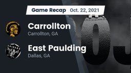 Recap: Carrollton  vs. East Paulding  2021