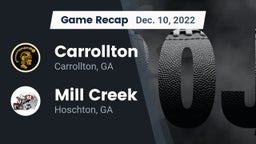 Recap: Carrollton  vs. Mill Creek  2022