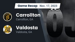 Recap: Carrollton  vs. Valdosta  2023