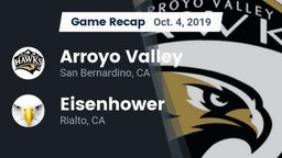 Recap: Arroyo Valley  vs. Eisenhower  2019