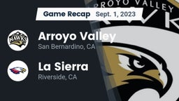 Recap: Arroyo Valley  vs. La Sierra  2023