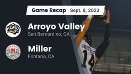 Recap: Arroyo Valley  vs. Miller  2023