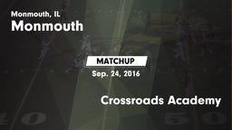 Matchup: Monmouth  vs. Crossroads Academy 2016