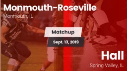 Matchup: Monmouth-Roseville vs. Hall  2019