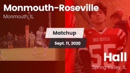Matchup: Monmouth-Roseville vs. Hall  2020