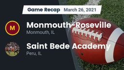 Recap: Monmouth-Roseville  vs. Saint Bede Academy 2021