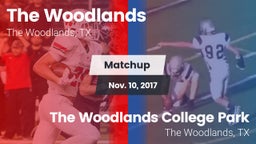 Matchup: The Woodlands High vs. The Woodlands College Park  2017