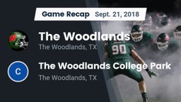Recap: The Woodlands  vs. The Woodlands College Park  2018