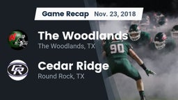 Recap: The Woodlands  vs. Cedar Ridge  2018