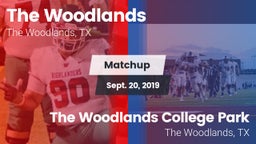 Matchup: The Woodlands High vs. The Woodlands College Park  2019