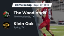 Recap: The Woodlands  vs. Klein Oak  2019