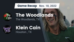 Recap: The Woodlands  vs. Klein Cain  2022