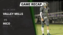 Recap: Valley Mills  vs. Hico  2016