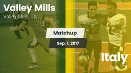Matchup: Valley Mills High vs. Italy  2017