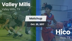 Matchup: Valley Mills High vs. Hico  2017