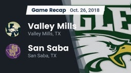 Recap: Valley Mills  vs. San Saba  2018