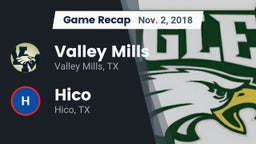 Recap: Valley Mills  vs. Hico  2018