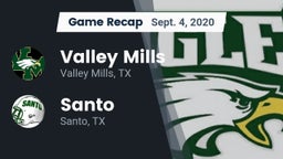 Recap: Valley Mills  vs. Santo  2020