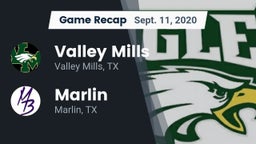 Recap: Valley Mills  vs. Marlin  2020