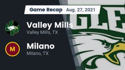Recap: Valley Mills  vs. Milano  2021